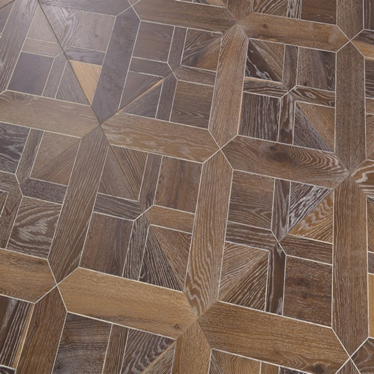 Oak Brown Color Parquet Engineered Wood Flooring