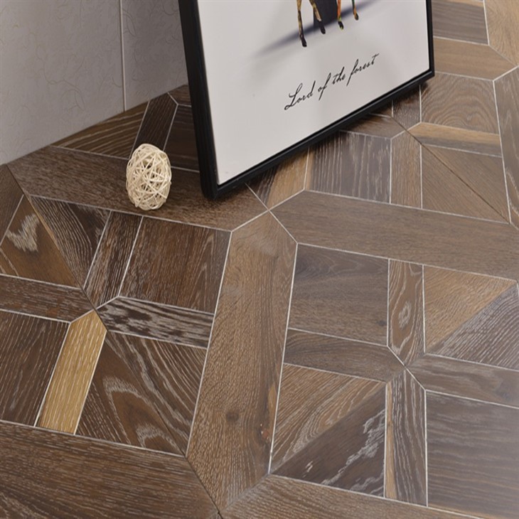 Oak Brown Color Parquet Engineered Wood Flooring