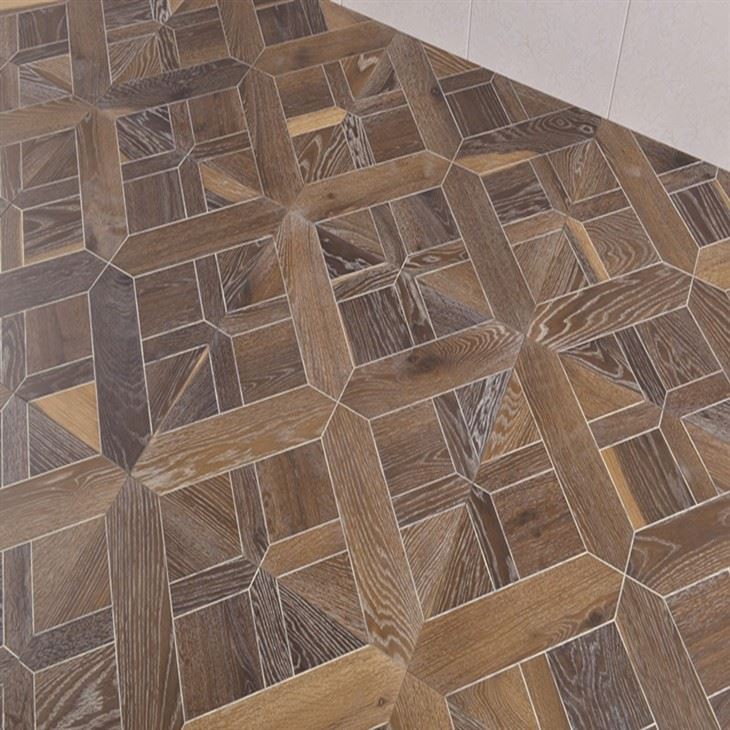 Oak Brown Color Parquet Engineered Wood Flooring
