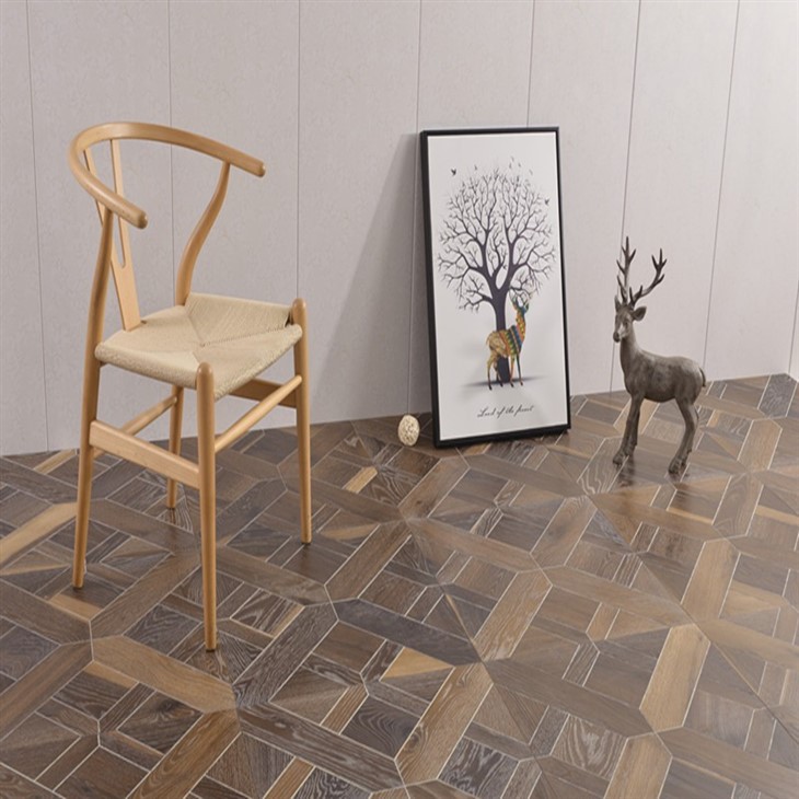 Oak Brown Color Parquet Engineered Wood Flooring